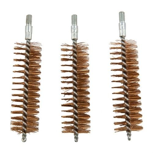 Brownells 20 Gauge Bronze Chamber Brush 8-32 Thread 3 Pack