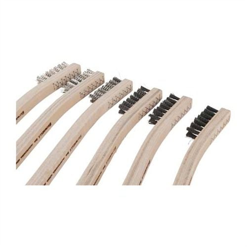 Brownells Heavy Duty Stainless Steel Crimped Wire Gunsmith Brush 6/Pack