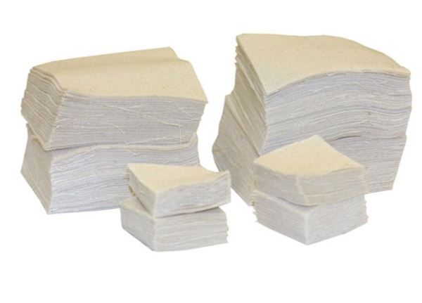 Brownells 22 Caliber Mil-Spec 1.25 Square Cotton Patches 1,000/Bag
