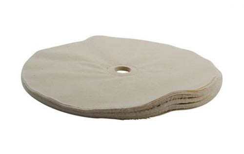 Muslin Polishing Wheel, Loose, 10 x 20-Ply, 7/8 Arbor