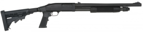 MOSSBERG 590 12GA 18CB Parkarized ADJ Stock