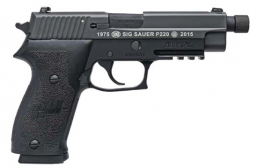 SIG 220 40TH 45 4.9TB Night Sights Black 10