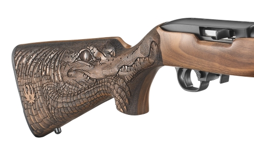 Ruger 10/22 .22 LR  18.5 ENGRV GATOR Stock