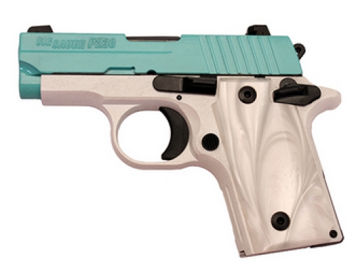 Sig Sauer P238 380acp Robins Egg Blue 6+1