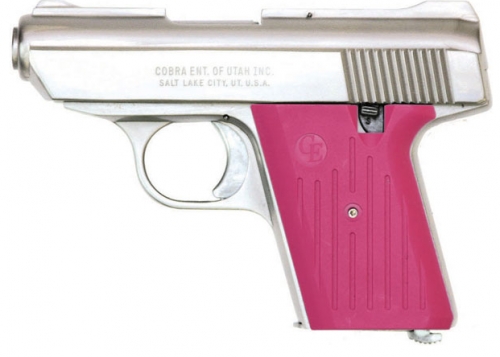Cobra Firearms 380 AUTO SATIN 5RD 2.8in PINK GRIP