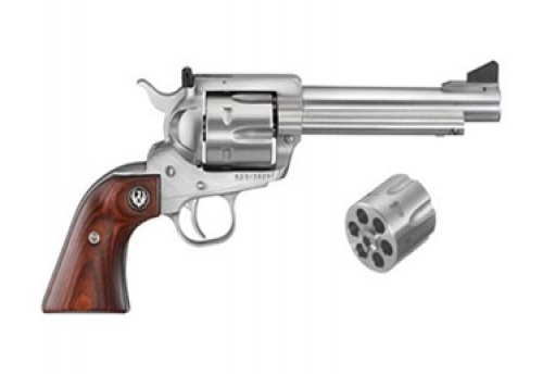 Ruger Blackhawk Convertible Stainless 5.5 357 Magnum / 9mm Revolver