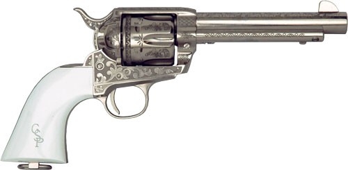 Cimarron George S. Patton Engraved Frontier 5.5 45 Long Colt Revolver