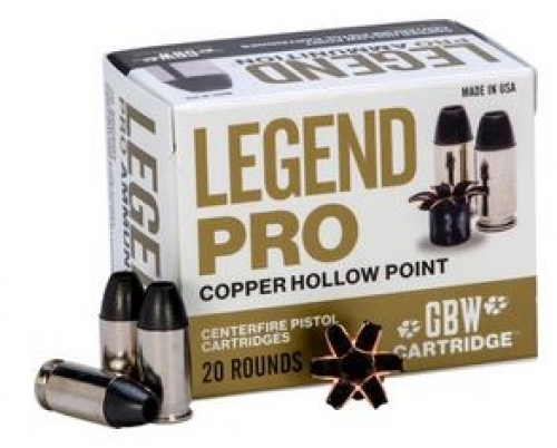 Legend AMMO .357 Sig Sauer 125GR Solid Copper Hollow Point 20 rounds