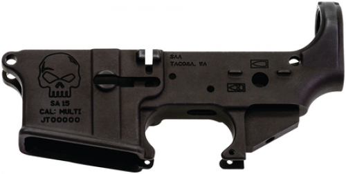 SAA Skull Logo Forged Multiple Caliber Lower Receiver