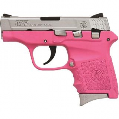 SW BODYGUARD 380 380ACP PRISON PINK SATIN ALUMIN