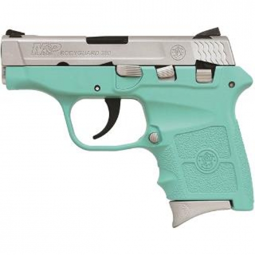 SW BODYGUARD 380 380ACP ROBINS EGG SATIN ALUMINU