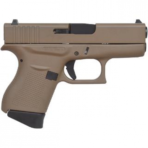 GLOCK 43 9MM 3.39 FS 6R FULL Flat Dark Earth