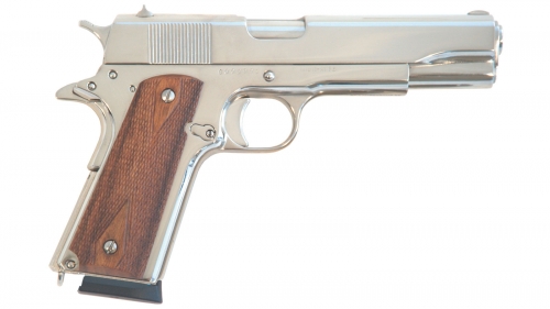 Cimarron 1911 Government .45 ACP 5 Nickel Finish 8+1