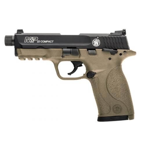 Smith & Wesson LE M&P22 Compact Suppressor Ready Flat Dark Earth .22 LR