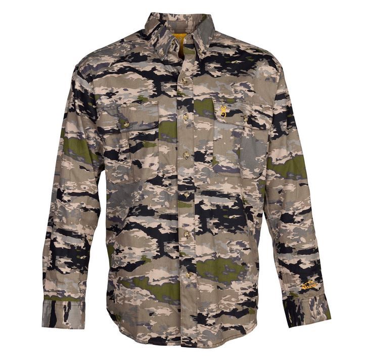 Browning Wasatch-CB Shirt Button-Front 2 Pocket Ovix 3XL
