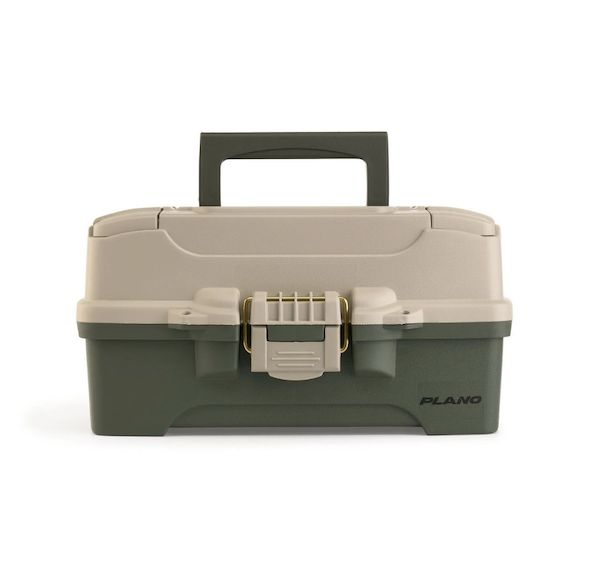 ONE-TRAY TACKLE BOX GREEN/TAN