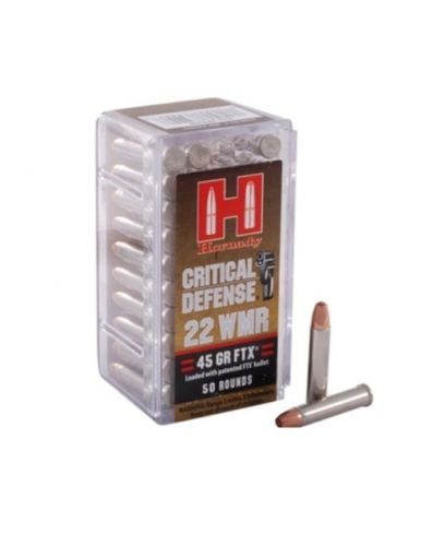 Hornady Critical Defense 22MAG 45GR FTX 50rd box