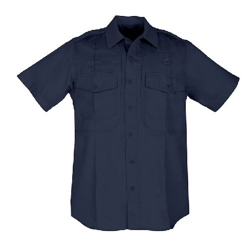 WomenS Pdu S/S Class B Twill Shirt | Midnight Navy | X-Large