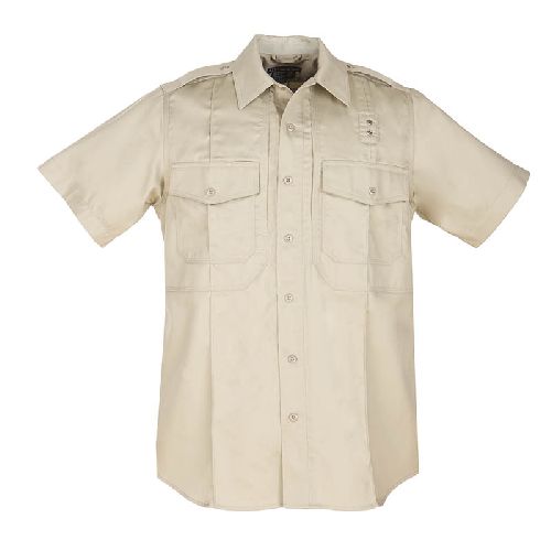 Mens PDU S/S Twill Class B Shirt | Silver Tan | 4X-Large