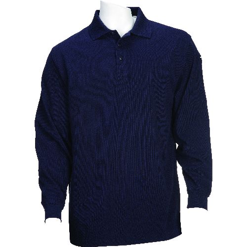 Performance Long Sleeve Polo | Dark Navy | X-Large