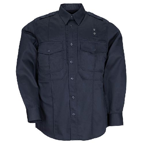 Mens Long Sleeve Twill PDU Class B Shirt | Midnight Navy | 2X-Large