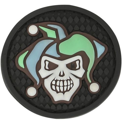 Jester Skull 1.7  x 1.7  (Glow)
