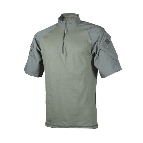 TruSpec - TRU Short Sleeve 1/4 Zip Combat Shi | Olive Drab | Large