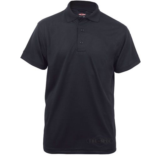 TruSpec - 24-7 Mens Short Sleeve Performance | Black | Medium