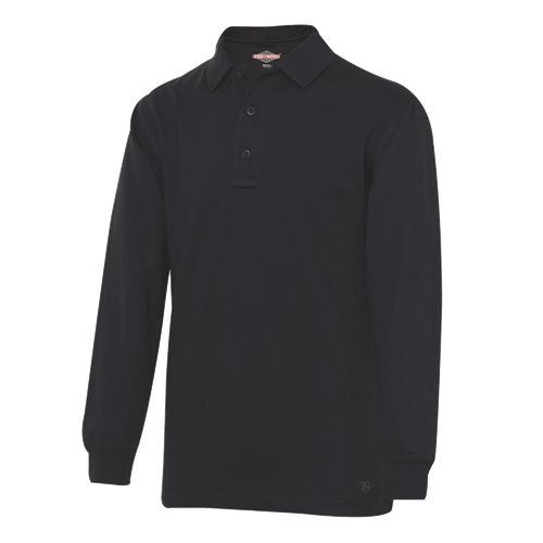 TruSpec - 24-7 Mens Original Long Sleeve Polo | Black | X-Large