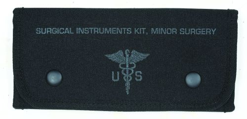 Empty Surgical Kit Pouches | Black