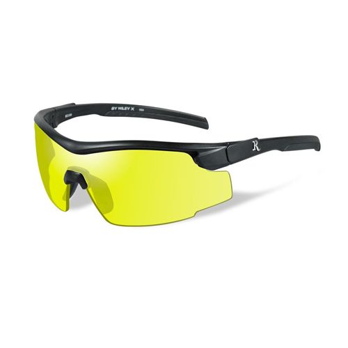 Remington Wiley X RE 102 Shooting/Sporting Glasses Black Frame Yellow Lens