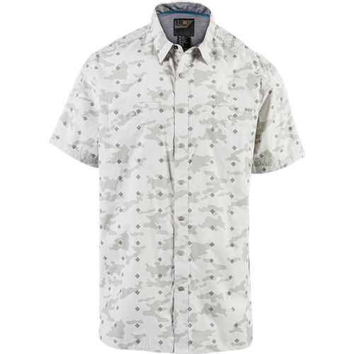 Crestline Camo S/S Shirt | Pebble | Small