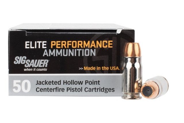 Sig Sauer  V-Crown 357 Sig Ammo 125gr JHP 50rd box - E357S1-50