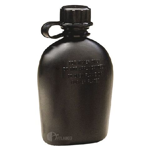 GI 1-Quart 3-Piece Canteen | Black