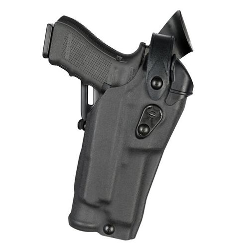 ALS/SLS Mid-Ride, Level III Retention Duty Holster | Black | STX Plain | Right