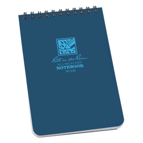 RiteRain 4x6 BL Notebook | Blue | 4 x 6