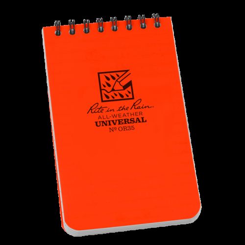 RiteRain 3x5 OR Notebook | Orange | 3 x 5