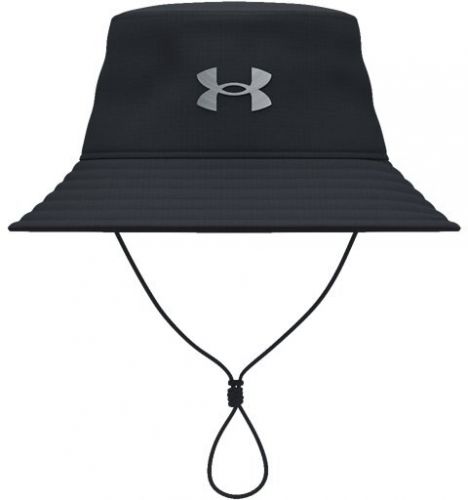 UA Iso-Chill ArmourVent Bucket Hat Black/Pitch Gray Large