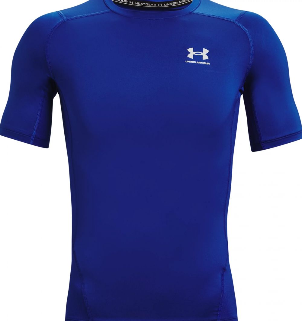 UA Mens HeatGear Short Sleeve Royal Size XL