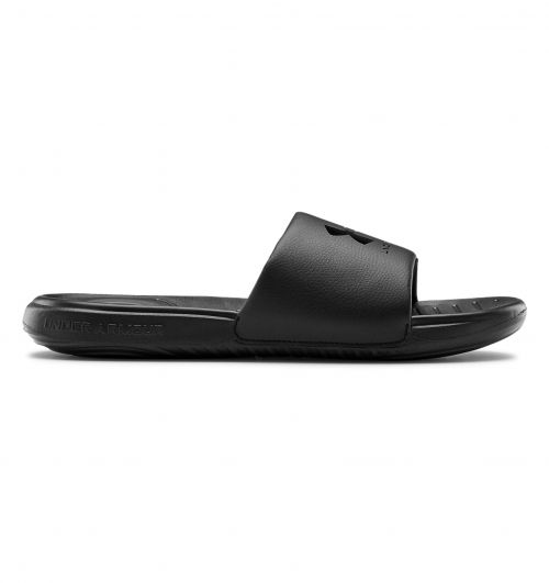 UA Mens Ansa Fixed Slides Black Size 15