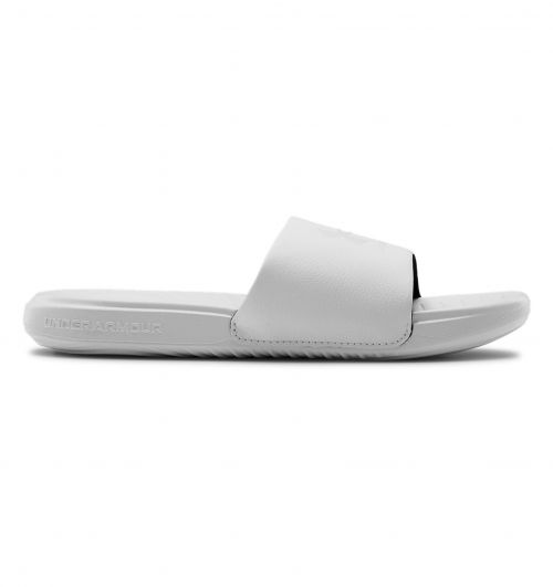 UA Womens Ansa Fixed Slides White Size 7.5