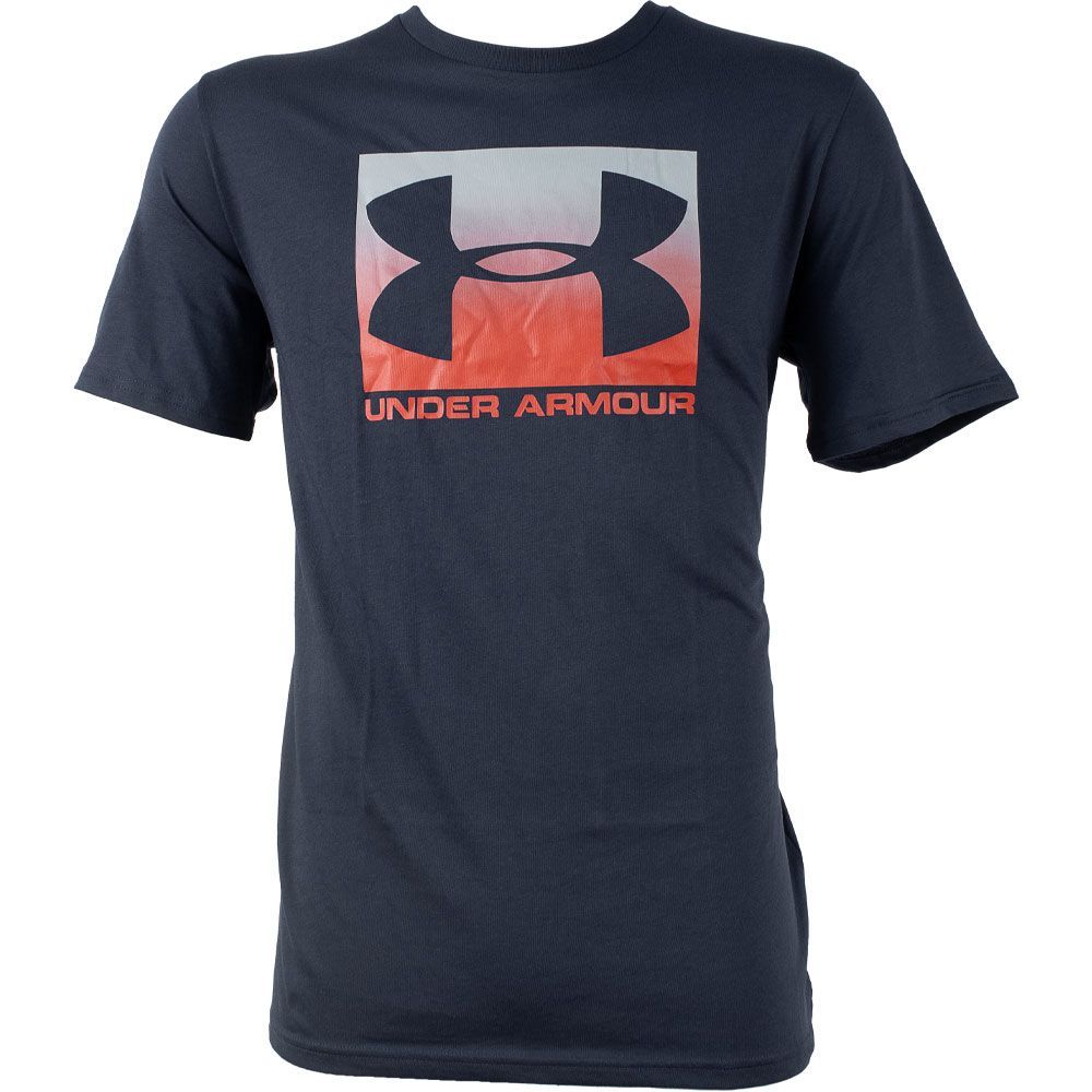 UA Mens Boxed Sportstyle Short Sleeve T-Shirt Academy/Red X-Large