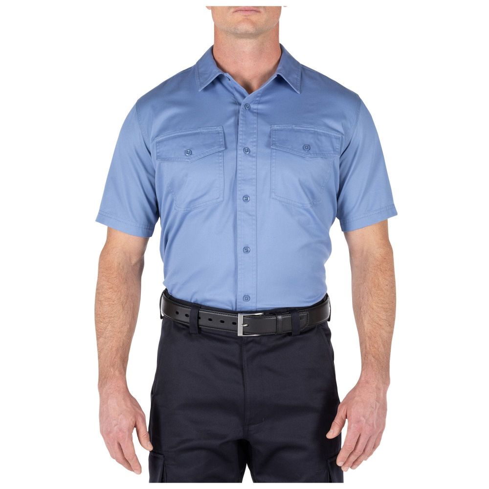 5.11 Company Shirt S/S Fire Med Blue, Medium