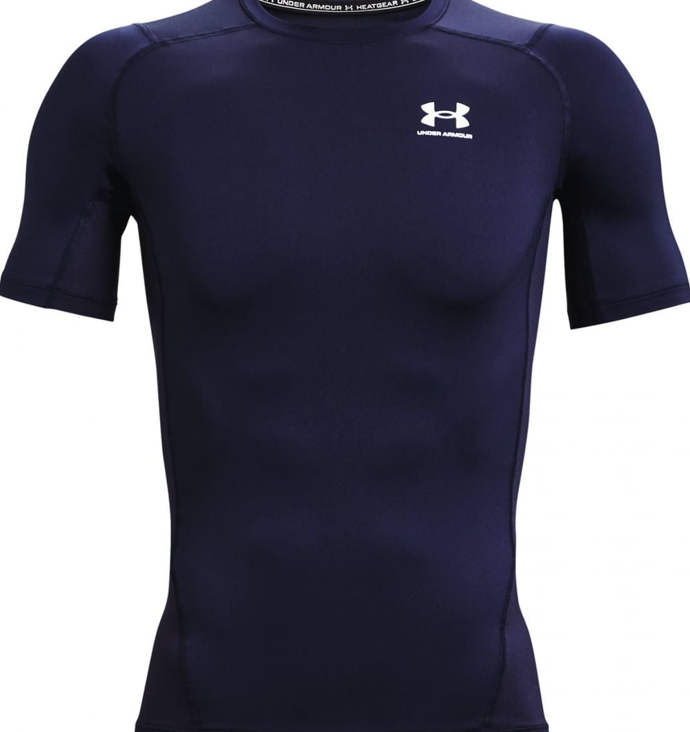 UA Mens HeatGear Short Sleeve Midnight Navy Size XL