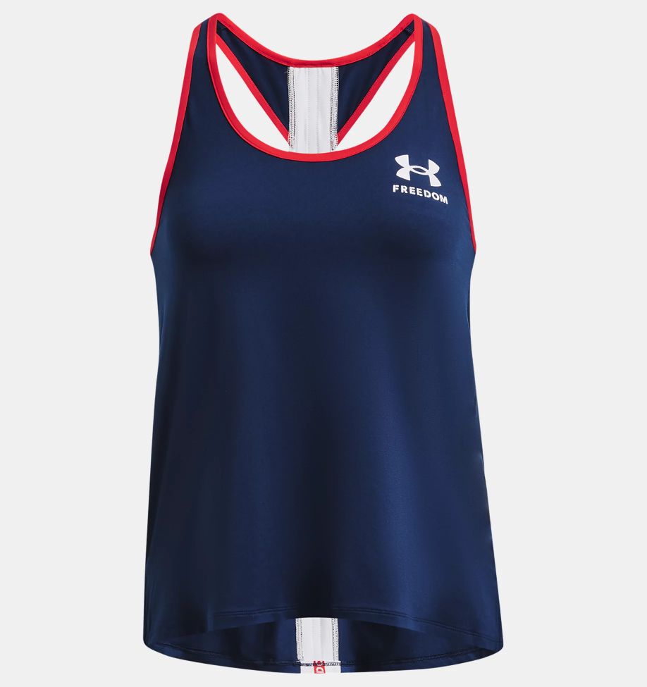 UA Womens Freedom Knockout Tank Academy Small