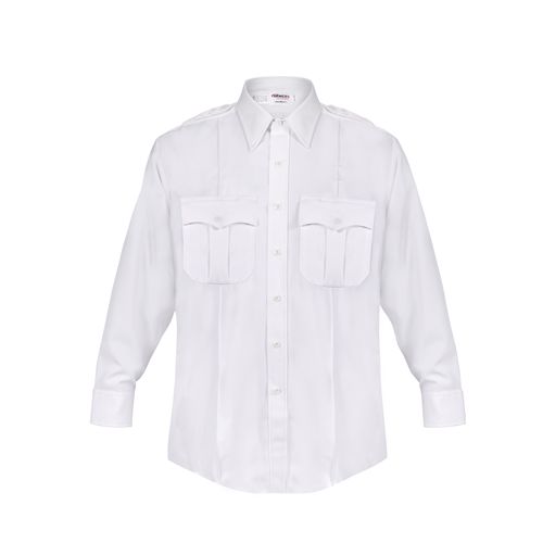 Elbeco DutyMaxx Mens Long Sleeve White Shirt Size 16.5/35