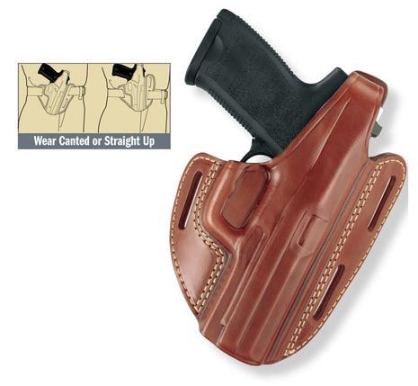 Gould & Goodrich Three Slot Tan Plain Right Handed Pancake Holster for Beretta PX4 Storm