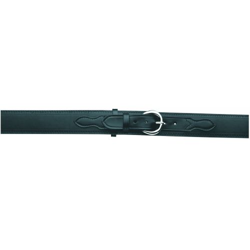 Gould & Goodrich Ranger Duty Black Basket Weave Belt Size 36 with Nickle Buckle