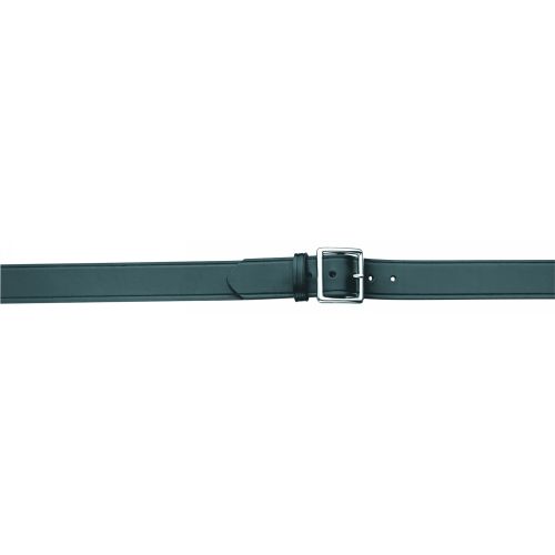 Gould & Goodrich Black Plain Pants Belt Size 32 with Brass Buckle