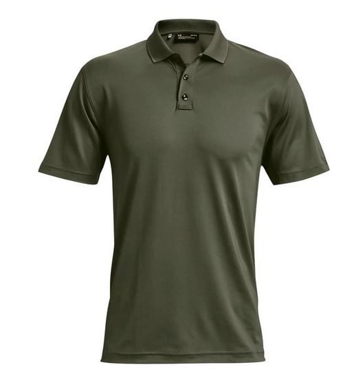 Under Armour Tac Elite Polo Mens Marine OD Green S